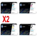 Genuine 8 Pack HP 212X Colour Laserjet Toner Cartridge Bundle (W2120X, W2121X, W2122X, W2123X)