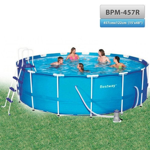Bestway Above Ground Steel Frame Pro Pool 15'x48" (457cmx122cm)