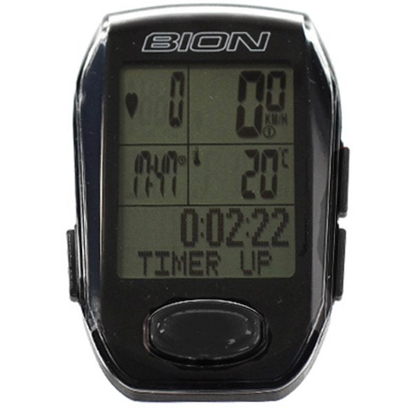 Wireless Bike Bicycle Cycle Computer With Heart Rate Black