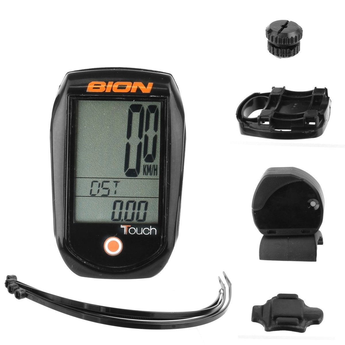 BION Wireless Bike Bicycle Cycle Computer 12 Functions Touch Button