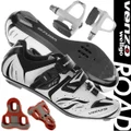 Venzo Road Bike For Shimano SPD SL Look Cycling Bicycle Shoes & Sealed Pedals 40