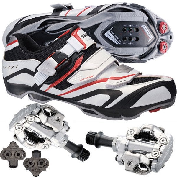 Shimano SH-XC60 Mountain Bike Cycling Shoes PD-M540 Pedals Silver 41
