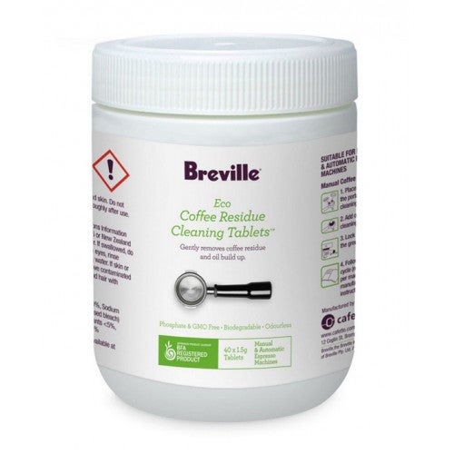 BES013CLR Breville Eco Coffee Residue Cleaner 40Pk