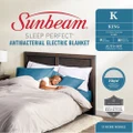 BLA5371 Sunbeam Sleep Perfect Antibacterial Electric Blanket - King