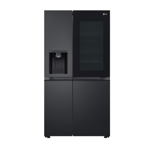 GS-V600MBLC LG 635 L Side By Side Fridge in Matte Black Finish