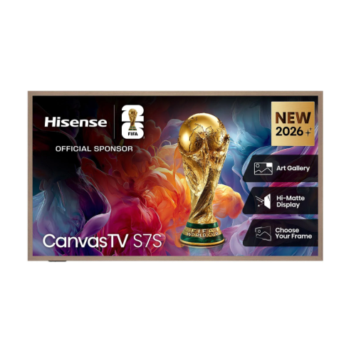 75S7SAU Hisense 75 INCH S7SAU 4K Hi-QLED CanvasTV (2026)