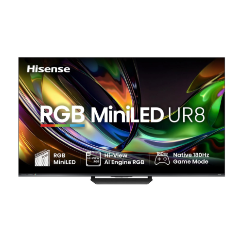 75UR8SAU Hisense 75 INCH UR8SAU ULED 4K UHD RGB Mini-LED Smart TV (202