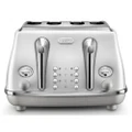 CTOC4003W Delonghi Icona Capitals 4 Slice Toaster - Sydney White