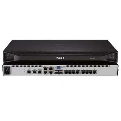 Dell DMPU108e 8-port remote KVM switch with one remote, one local user, single power supply