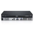 Dell DAV2216-G01 16-port analog, upgradeable to digital KVM switch: 2 local users, 1 power supply