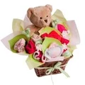 Baby Girl's Blossoming Basket Gift Basket