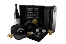 Golf and Wine Appreciation Gift Basket