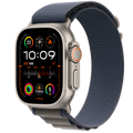 Apple Watch Ultra 2 GPS + Cellular 49-mm Titanium Case with Blue Alpine Loop — Small - MREK3ZP/A