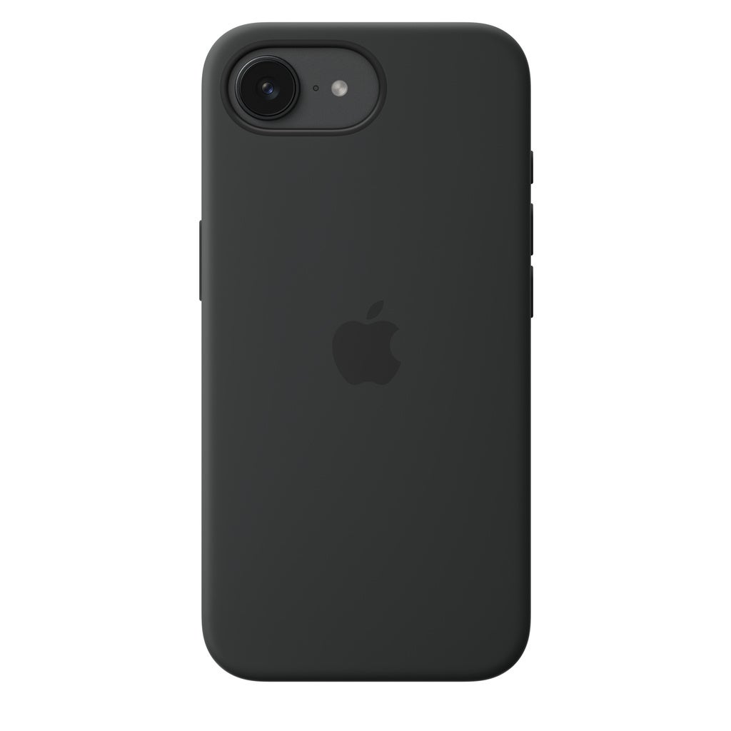 iPhone 16e Silicone Case — Black