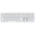 Apple Magic Keyboard with Touch ID and Numeric Keypad for Mac models with Apple silicon — Korean — White Keys - MK2C3KX/A