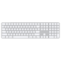 Apple Magic Keyboard with Touch ID and Numeric Keypad for Mac models with Apple silicon — Thai — White Keys - MK2C3TH/A