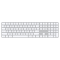Apple Magic Keyboard with Touch ID and Numeric Keypad for Mac models with Apple silicon — US English — White Keys - MK2C3ZA/A
