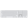 Apple Magic Keyboard with Touch ID and Numeric Keypad for Mac models with Apple silicon — British English — White Keys - MK2C3BX/A