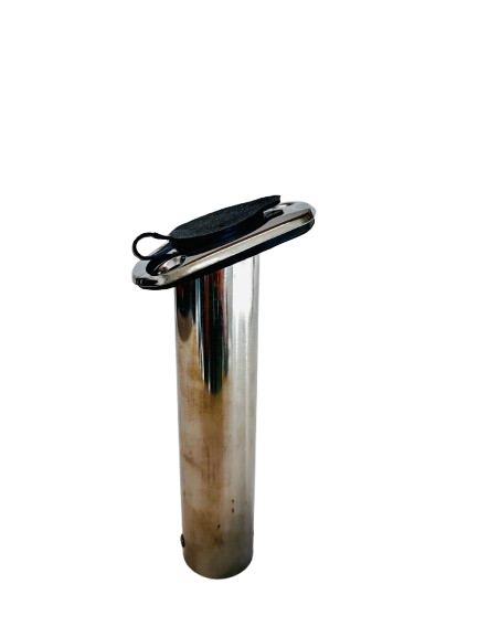 20 Degree Stainless Rod Holder with Rubber Cap