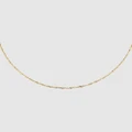 Michael Hill - 45cm Hollow Singapore Chain in 10ct Yellow Gold - Jewellery (Yellow) 45cm Hollow Singapore Chain in 10ct Yellow Gold