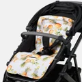 OiOi - Reversible Pram Liner - Carriers & Bouncers (Multi Colour Print) Reversible Pram Liner