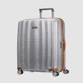Samsonite - Lite Cube DLX 82cm Spinner - Travel and Luggage (Aluminium) Lite-Cube DLX 82cm Spinner