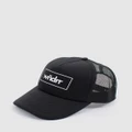 WNDRR - Accent Trucker Cap - Headwear (Black) Accent Trucker Cap
