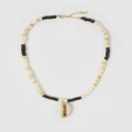 Miz Casa and Co - Haika Shell Necklace - Jewellery (Gold) Haika Shell Necklace