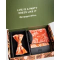 Peggy and Finn - Kangaroo Paw Bow Tie Gift Box - Ties & Cufflinks (Orange) Kangaroo Paw Bow Tie Gift Box