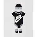 Nike - Futura Logo Boxed Set Babies - Bodysuits (Black) Futura Logo Boxed Set - Babies