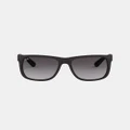 Ray-Ban - Justin RB4165 - Sunglasses (Gradient Grey) Justin RB4165