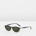 Persol - Persol Galleria PO3092SM - Sunglasses (Black & Green) Persol Galleria PO3092SM