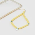 Miz Casa and Co - Effie Phone Charm Wristlet - Jewellery (Yellow) Effie Phone Charm Wristlet