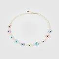 Miz Casa and Co - Angeline Choker - Jewellery (Pearl Multi) Angeline Choker