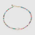 Miz Casa and Co - Artesa Choker - Jewellery (Pearl Multi) Artesa Choker