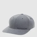 Quiksilver - Sidestay Flexfit Cap For Men - Headwear (BLACK) Sidestay Flexfit Cap For Men