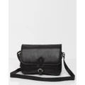 Florence - The Annabel Black Shoulder Bag - Satchels (Black) The Annabel Black Shoulder Bag