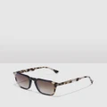 Hawkers Co - HAWKERS Leo Black ETERNITY Sunglasses for Men and Women UV400 - Square (Brown) HAWKERS - Leo Black ETERNITY Sunglasses for Men and Women UV400