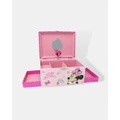 Minnie by Pink Poppy - Disney Junior Minnie Luxury Musical Jewellery Box - Novelty Gifts (Pale Pink) Disney Junior Minnie Luxury Musical Jewellery Box