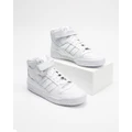 adidas Originals - Forum Mid Shoes Unisex - Lifestyle Sneakers (Cloud White, Cloud White & Cloud White) Forum Mid Shoes - Unisex