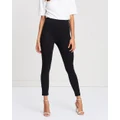 Atmos&Here - Stacey Ponte Pants - Pants (Black) Stacey Ponte Pants