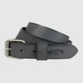 Billabong - Daily Leather Belt - Belts (BLACK) Daily Leather Belt