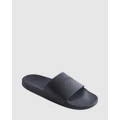 Billabong - Cush Slide Slider Sandals For Men - Flats (BLACK) Cush Slide Slider Sandals For Men