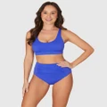 Nip Tuck Swim - Must Haves Pamela Modest Front Bikini Top - Bikini Tops (Blue) Must Haves Pamela Modest Front Bikini Top