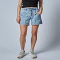 DRICOPER DENIM - Walker Denim Shorts - Denim (Sun-Bleached) Walker Denim Shorts