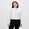 Grace Willow - Keira Shirt - Tops (White) Keira Shirt