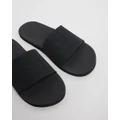 Indosole - ESSENTLS Slides Men's - Casual Shoes (Black) ESSENTLS Slides - Men's