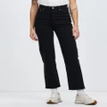 Levi's - Ribcage Straight Ankle Jeans - High-Waisted (Black) Ribcage Straight Ankle Jeans