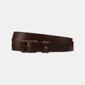 Nixon - Americana Leather Belt - Belts (Dark Brown) Americana Leather Belt