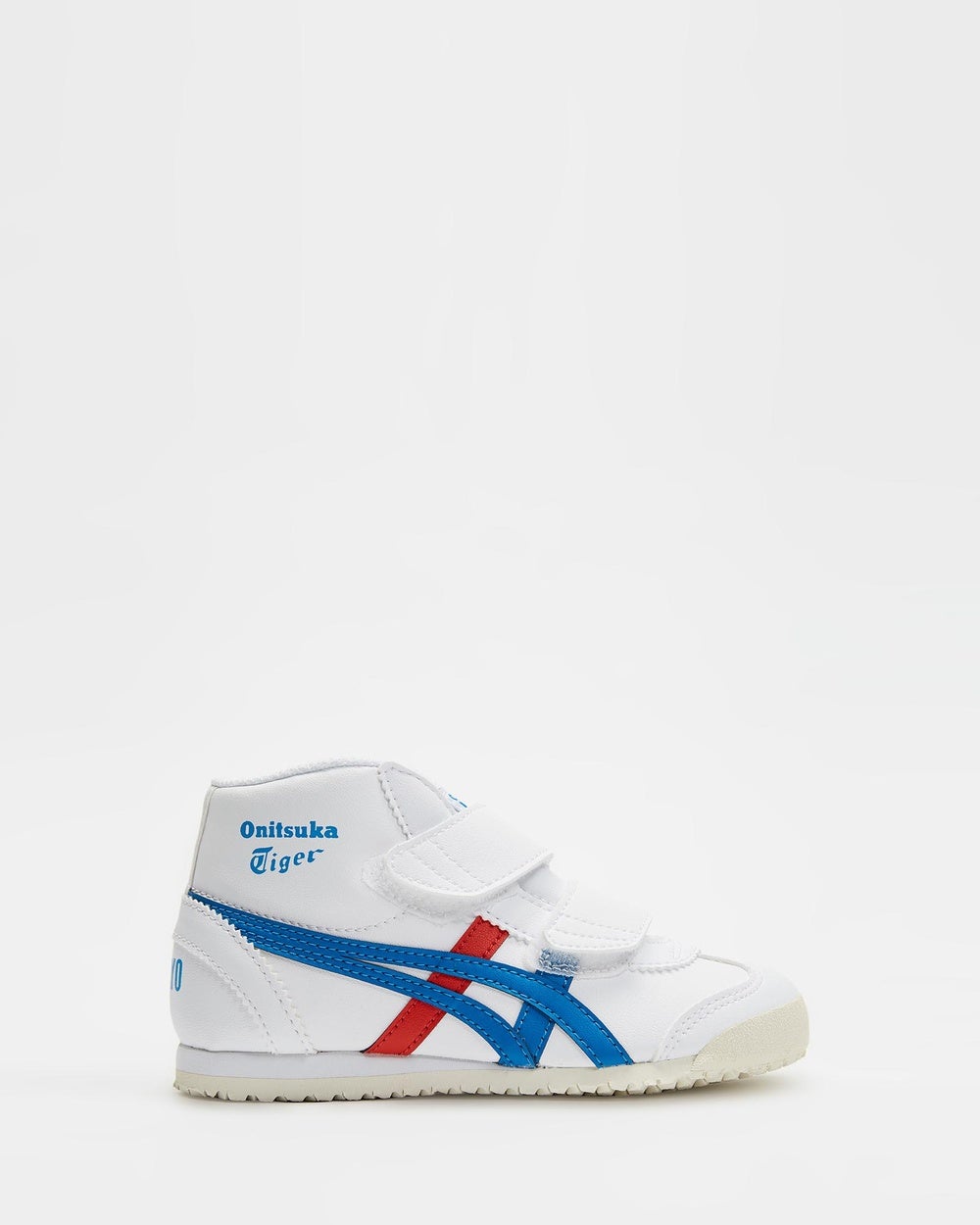 Onitsuka Tiger - Mexico Mid Runner PS Kid's - Sneakers (White / Directoire Blue) Mexico Mid-Runner PS - Kid's
